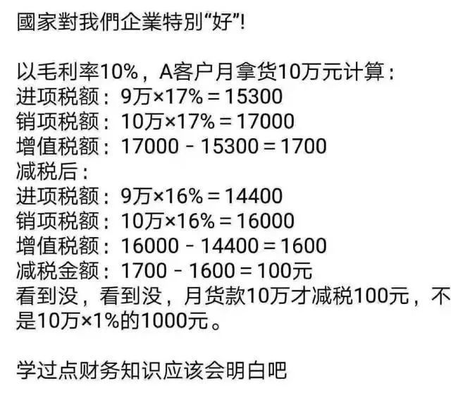 增值稅下降3%，化工產(chǎn)品不會(huì)因此降價(jià)，請(qǐng)相互轉(zhuǎn)告！